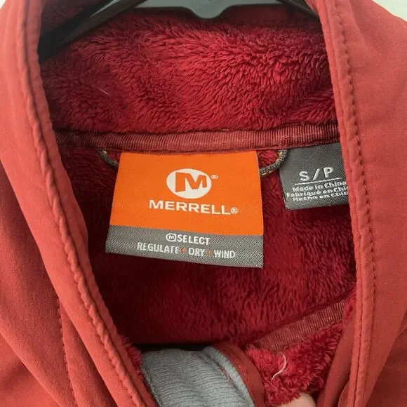 Merrell Opti Shell Opti Warm Coat/Jacket Women's Small Burgundy - Picture 9 of 15